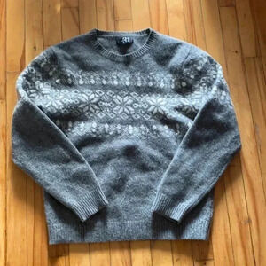 Mohair lambswool  blend sweater